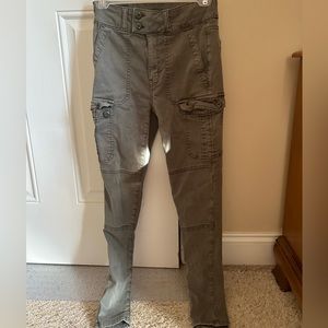 army green American eagle Jeans size 2 shirt
